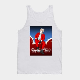 Hipster Claus Tank Top